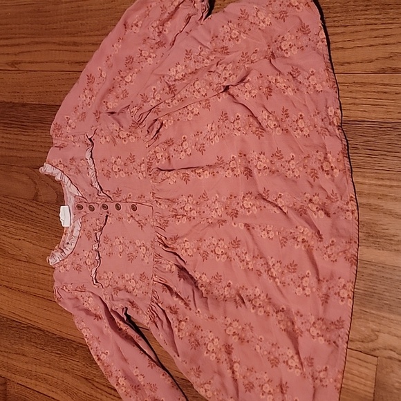 Floral Pink Kids Dress - Picture 1 of 4
